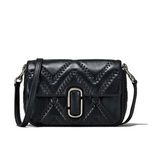 Marc Jacobs The Quilted Leather Shoulder Bag (Black)